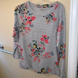 Loft Women’s Flower Crewneck Sweatshirt